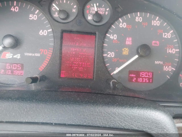 2002 AUDI S4 WAURD68D82A000909 Photo 6