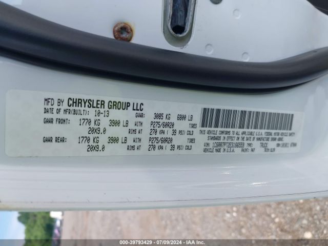 1C6RR7PT2ES166559 RAM 1500 Longhorn Limited