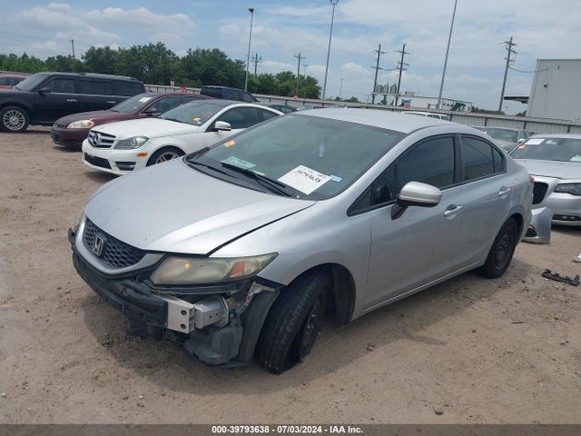 Honda Civic Lx 2014 2HGFB2F57EH560394 Image 2