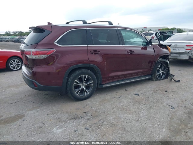 Toyota Highlander Xle V6 2016 5TDKKRFH1GS142708 Image 4