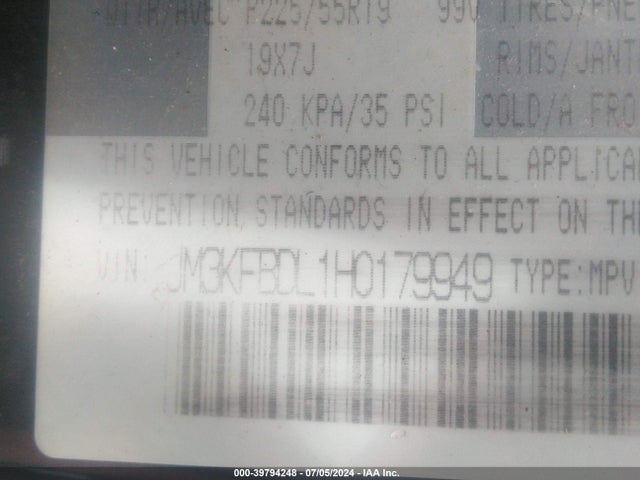 Mazda Cx-5 Grand Touring 2017 JM3KFBDL1H0179949 Image 9
