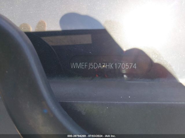 WMEFJ5DA7HK170574 Smart Fortwo Passion/prime/proxy/pure