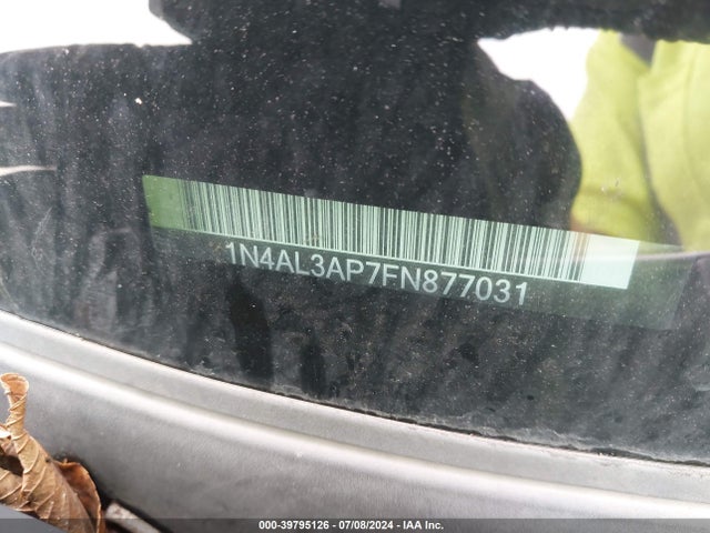 Nissan Altima 2.5 S 2015 1N4AL3AP7FN877031 Image 9