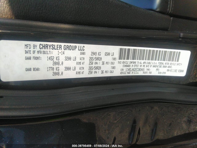 Dodge Durango Sxt 2014 1C4RDJAG2EC383491 Image 9