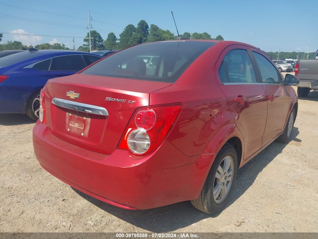 Chevrolet Sonic Lt Auto 2015 1G1JC5SH7F4169177 Image 4