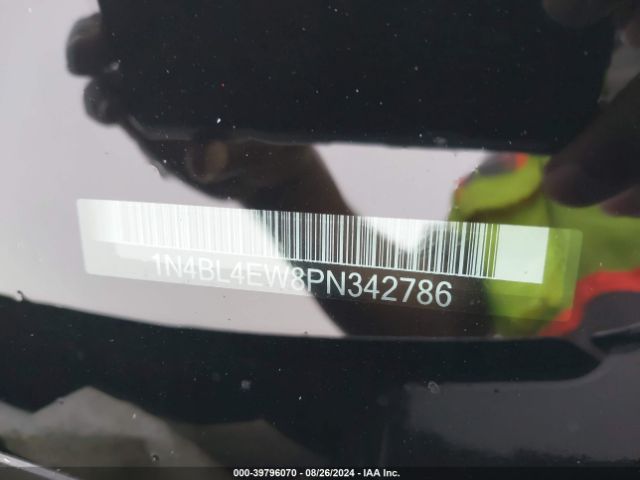 1N4BL4EW8PN342786 Nissan Altima Sl Intelligent Awd