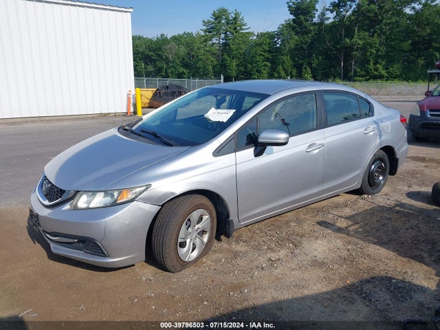 Honda Civic Lx 2014 19XFB2F54EE081439 Image 2