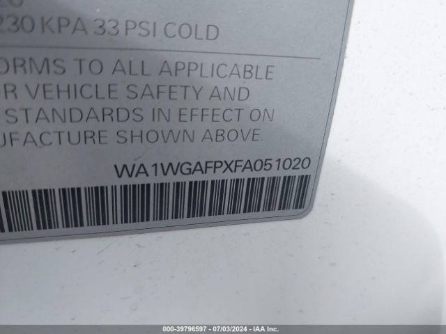 WA1WGAFPXFA051020 Audi Q5 3.0t Premium Plus