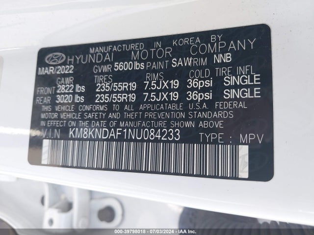 Hyundai Ioniq 5 Sel 2022 KM8KNDAF1NU084233 Image 9
