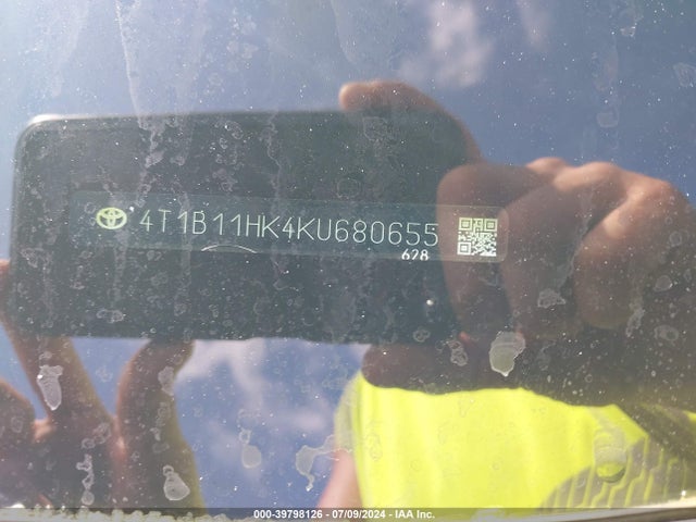 Toyota CAMRY SE 2019 4T1B11HK4KU680655 Image 9