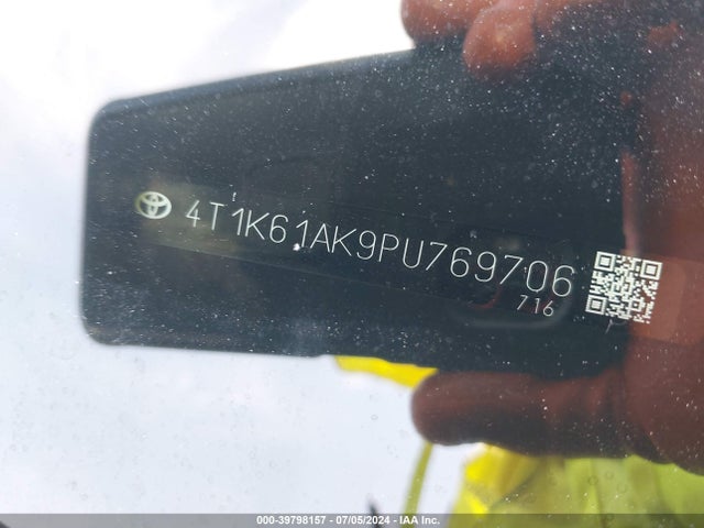 Toyota CAMRY XSE 2023 4T1K61AK9PU769706 Image 9