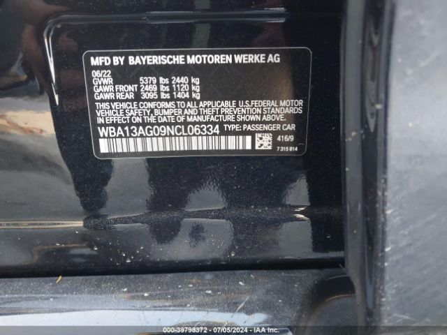 WBA13AG09NCL06334 BMW 530e