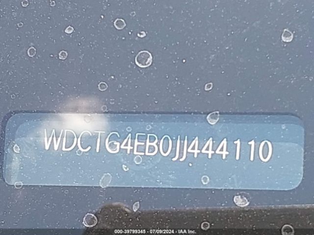 WDCTG4EB0JJ444110 Mercedes-Benz GLA 250