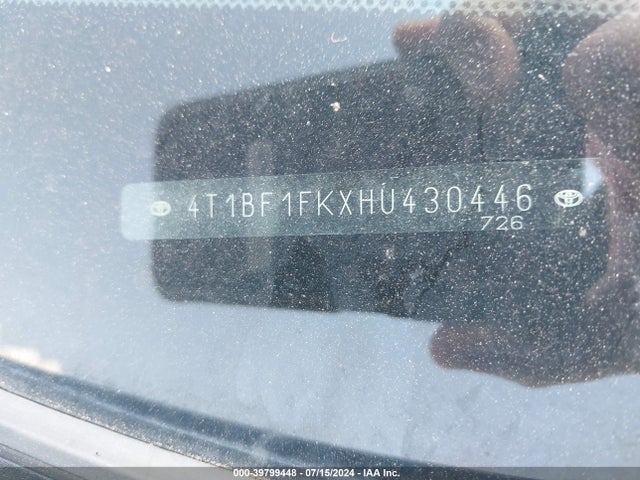 Toyota CAMRY SE 2017 4T1BF1FKXHU430446 Image 9