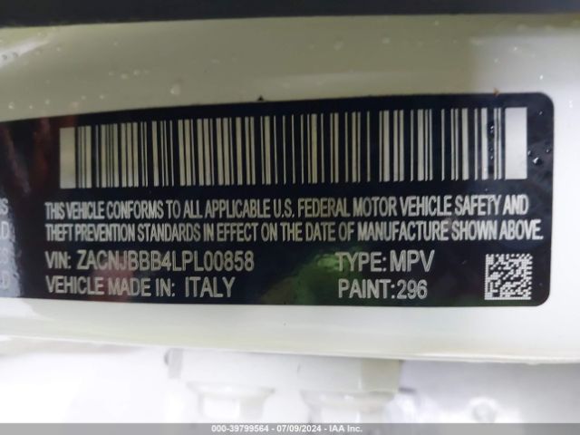 ZACNJBBB4LPL00858 Jeep Renegade Latitude 4x4
