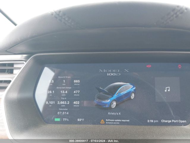 5YJXCBE21HF065612 Tesla Model X 100d/75d/90d