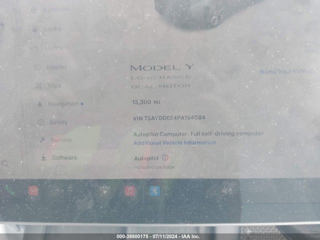 2023 TESLA MODEL Y 7SAYGDEE4PA194084 Photo 6