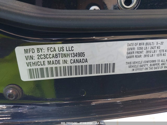2C3CCABT0NH134905 Chrysler 300 S