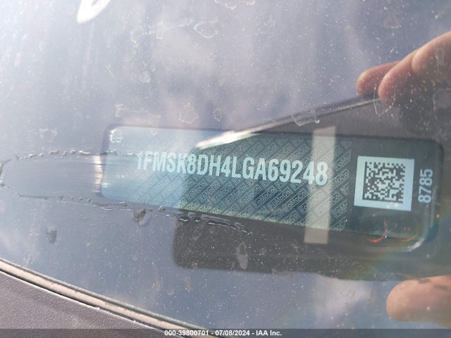 Ford EXPLORER XLT 2020 1FMSK8DH4LGA69248 Image 9