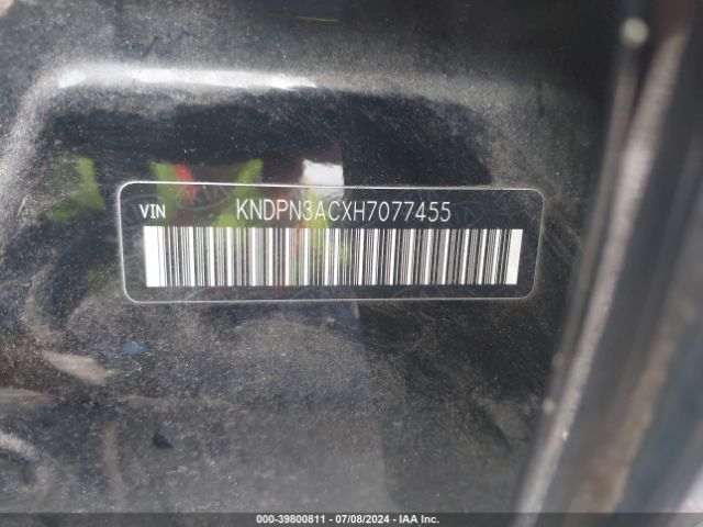KNDPN3ACXH7077455 KIA Sportage Ex