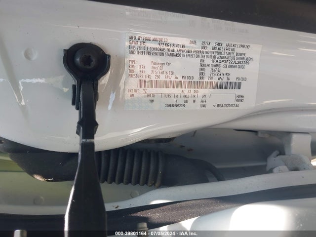Ford FOCUS SE 2018 1FADP3F22JL262289 Image 9