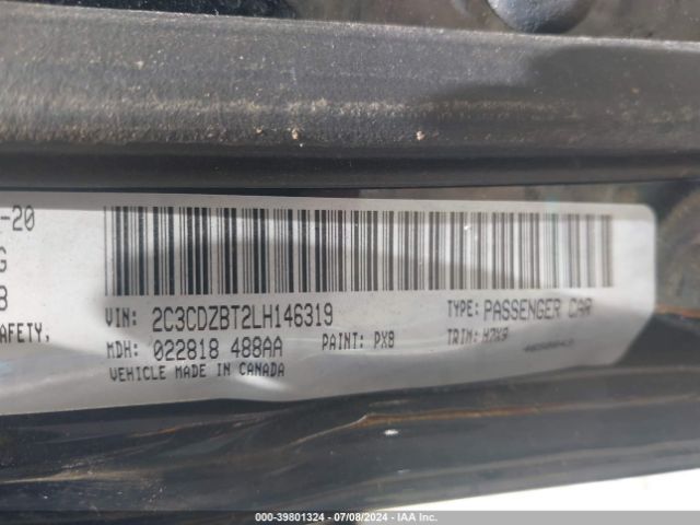 2C3CDZBT2LH146319 Dodge Challenger R/t