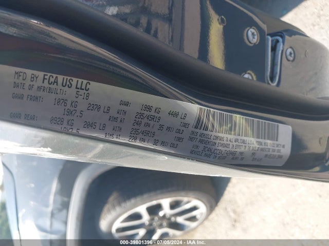 3C4NJCCBXJT420466 Jeep Compass Limited Fwd