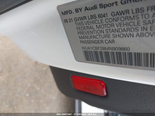 2021 AUDI RS 6 AVANT WUA1CBF28MN909860 Photo 8