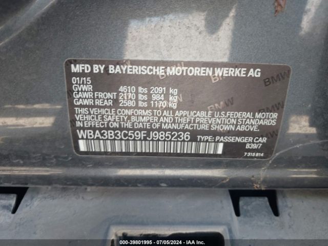 WBA3B3C59FJ985236 BMW 328i Xdrive