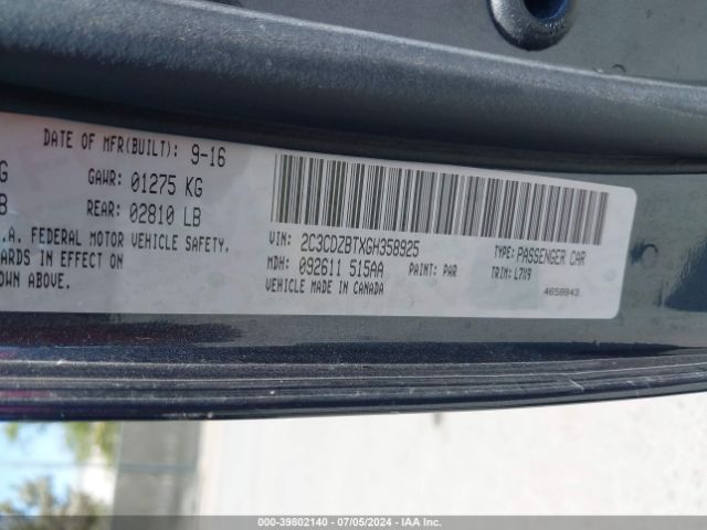 2016 DODGE CHALLENGER 2C3CDZBTXGH358925 Photo 8