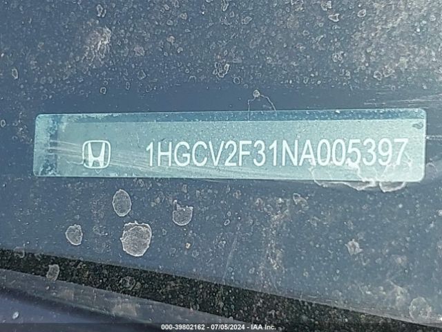 1HGCV2F31NA005397 Honda Accord Sport 2.0t