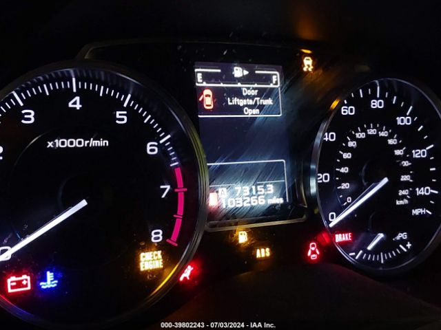 JF2GPAKC4G8242617 Subaru Crosstrek 2.0i Limited