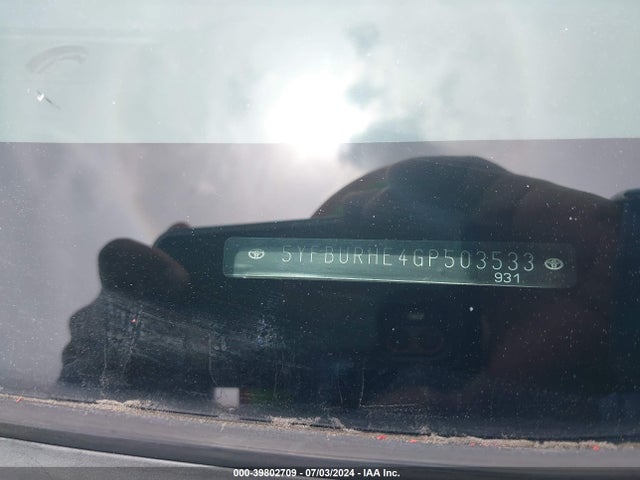 Toyota COROLLA L 2016 5YFBURHE4GP503533 Image 9