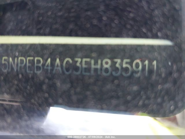 5NPEB4AC3EH835911 Hyundai SONATA GLS