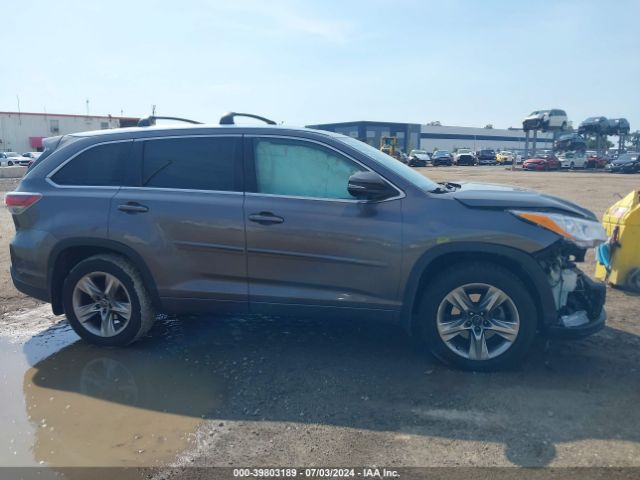5TDDKRFH9GS313259 Toyota Highlander Limited Platinum V6