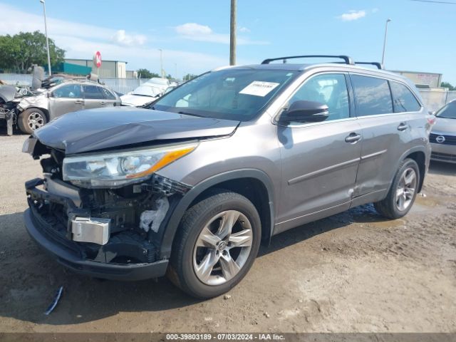 5TDDKRFH9GS313259 Toyota Highlander Limited Platinum V6