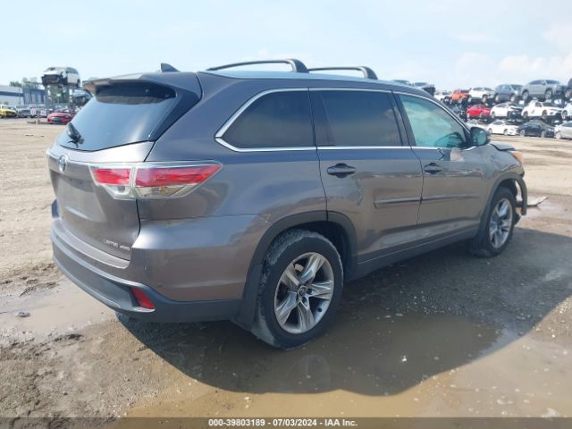 5TDDKRFH9GS313259 Toyota Highlander Limited Platinum V6