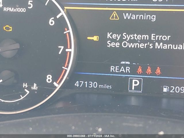 1N4BL4DW0PN308259 Nissan Altima Sv Intelligent Awd