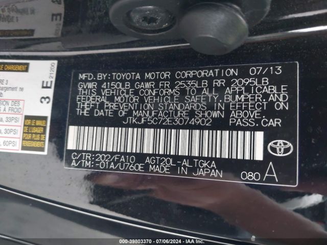 JTKJF5C72E3074902 Scion TC
