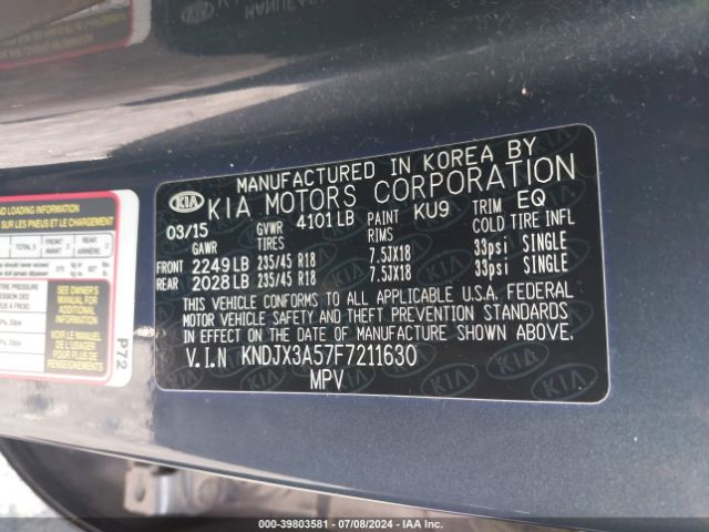KNDJX3A57F7211630 KIA Soul !