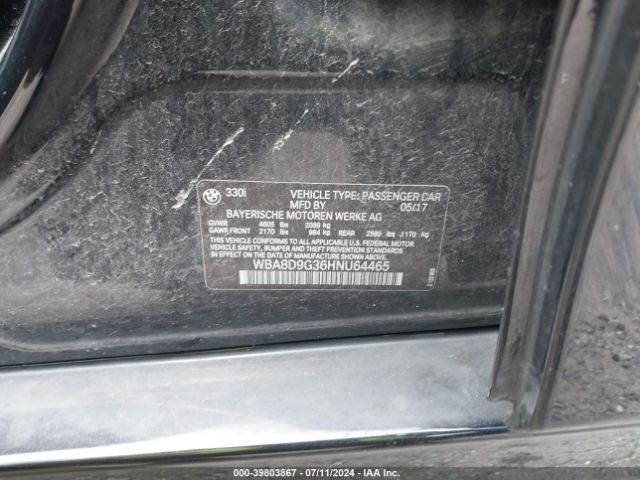 WBA8D9G36HNU64465 BMW 330i Xdrive