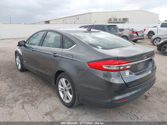 Ford Fusion Hybrid Se 2018 3FA6P0LU2JR160389 Image 3