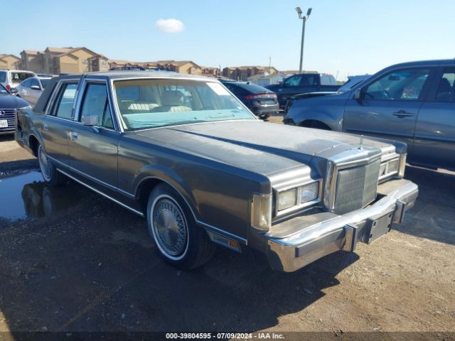 1988 LINCOLN TOWN CAR 1LNBM81F2JY674437