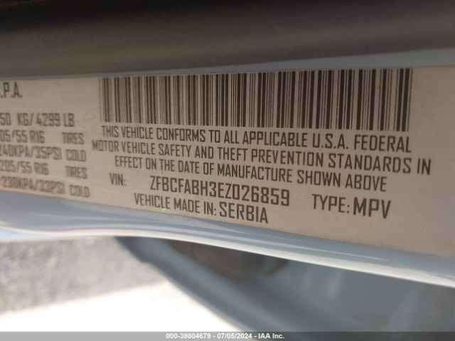 2014 FIAT 500L ZFBCFABH3EZ026859 Photo 8