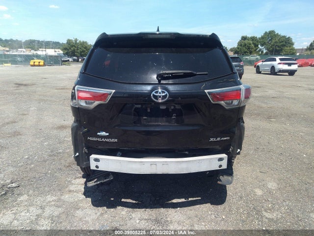 Toyota Highlander Xle V6 2015 5TDJKRFH6FS150071 Image 16