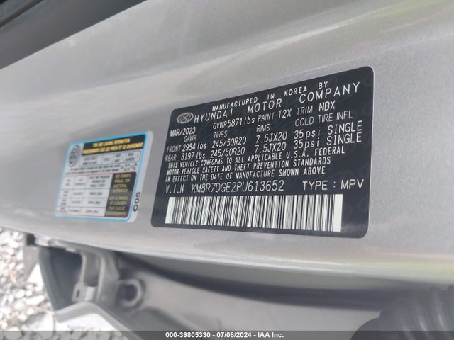 Hyundai Palisade Calligraphy 2023 KM8R7DGE2PU613652 Image 9