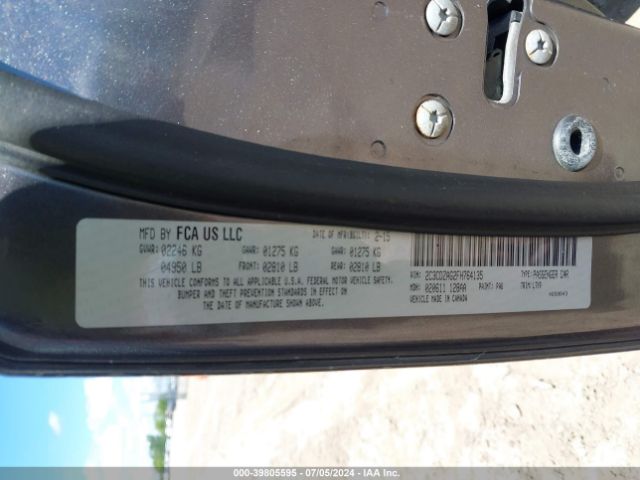 2C3CDZAG2FH764135 Dodge Challenger Sxt