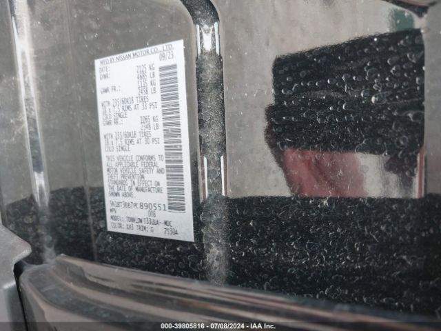 5N1BT3BB7PC890551 Nissan Rogue Sv Intelligent Awd