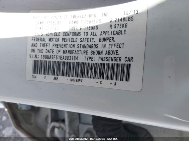 19UUA8F51EA003184 Acura Tl 3.5