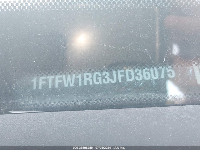Ford F-150 Raptor 2018 1FTFW1RG3JFD36075 Image 9